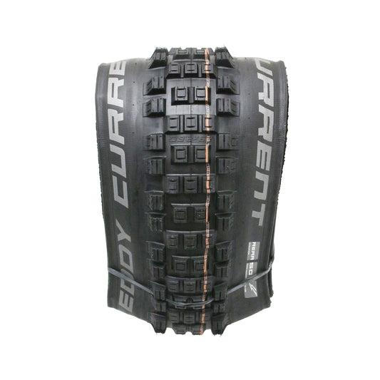 Gravity MTB Tire - E-Bike 29 X 2.60 Schwalbe Eddy Current Rear Addix Super Gravity Black Tubeless Ready TS (65-622) E-Bike e50 Approved