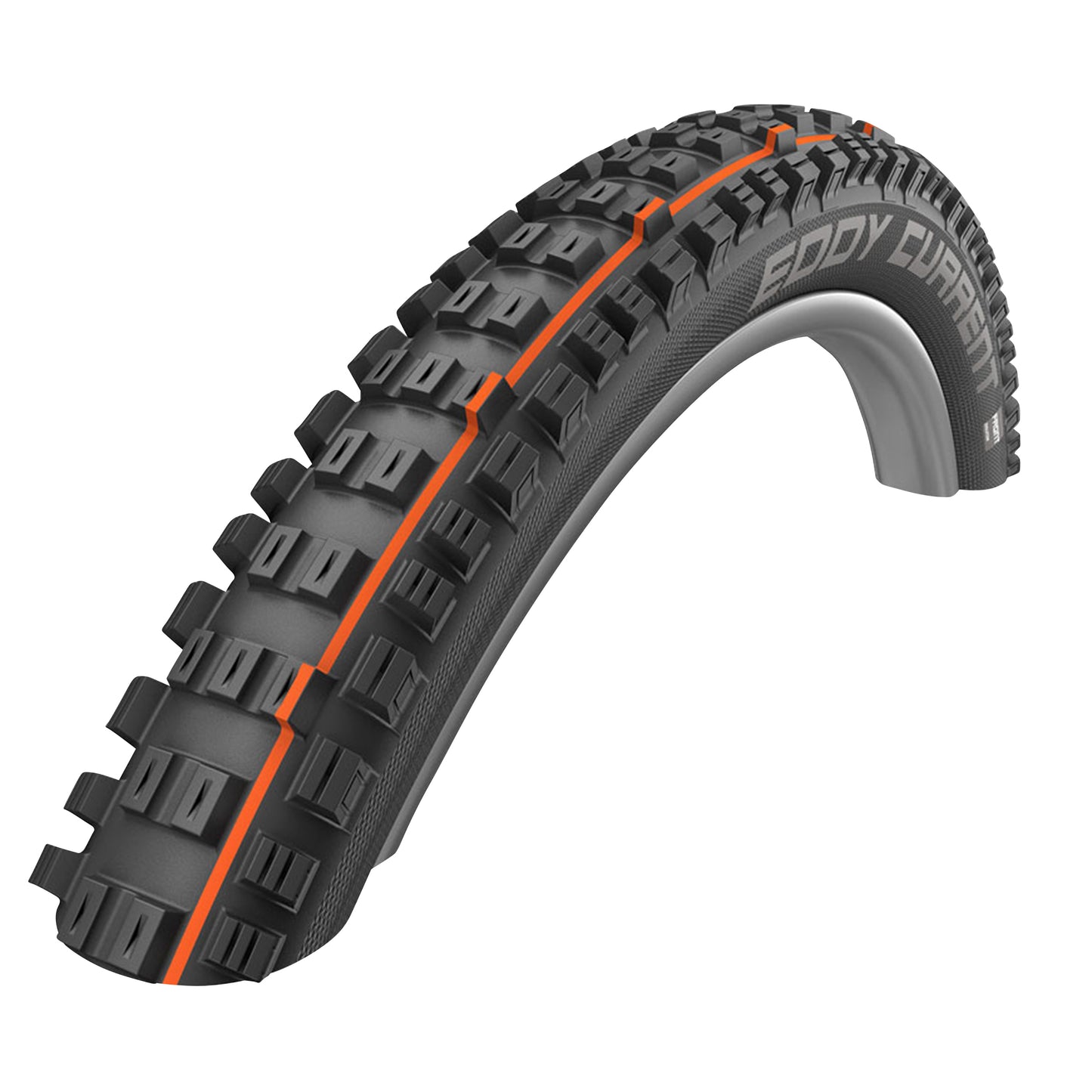 Pneu VTT Gravity - VAE 27.5 X 2.80 Schwalbe Eddy Current Front Addix Super Trail Noir Tubeless Ready TS (70-584) (650B) Homologué VAE e50