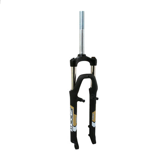 Fourche VTT 26 " Zoom forgo 565 alu ressort réglable noir mat deb. 80mm pivot fileté 1"-22.2 intèrieur
