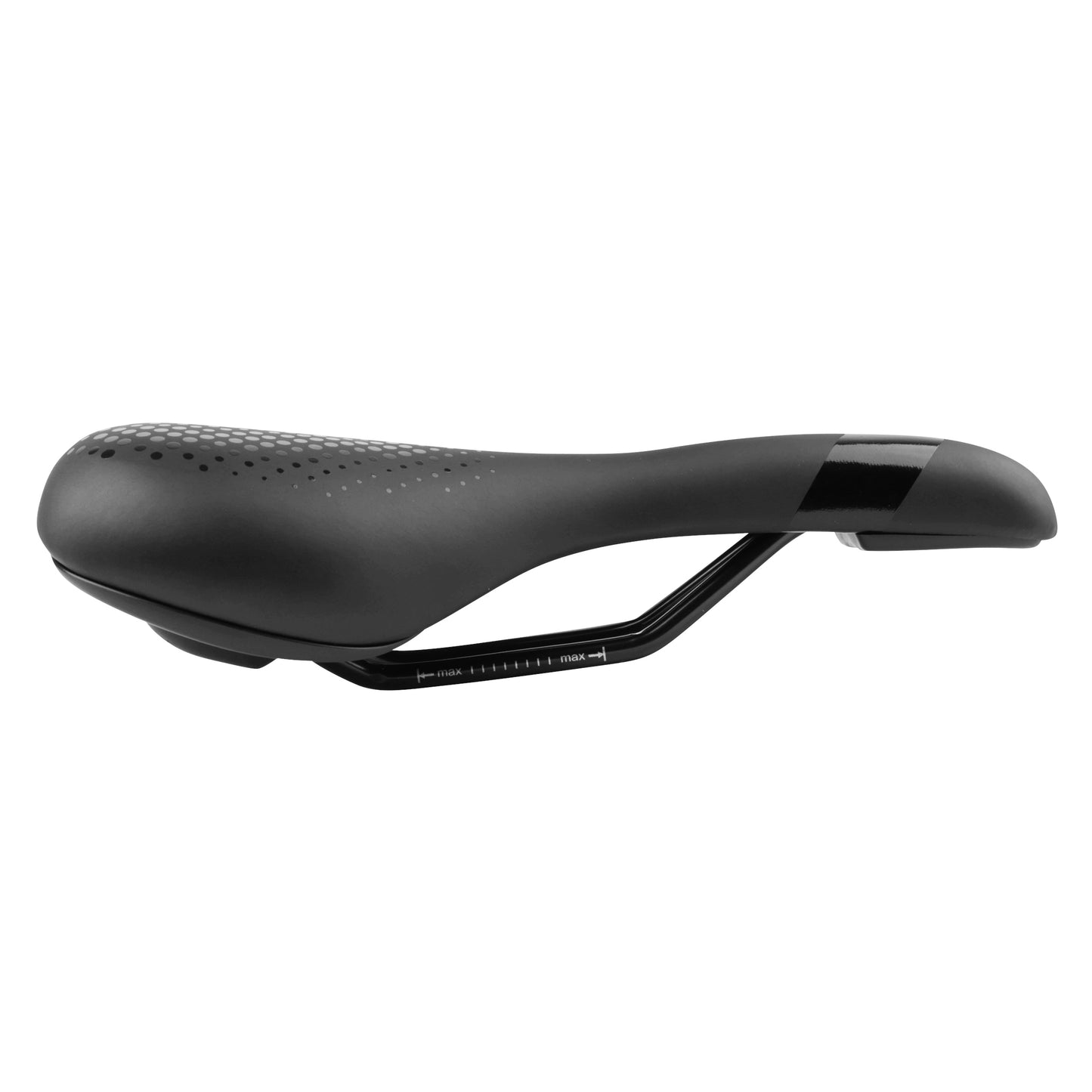 Selle Newton VTT Trekking Ergonomic homme noir 260x155