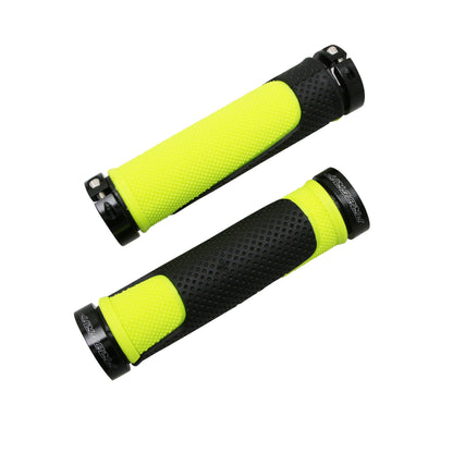 Progrip 997 Dual Density Lock-On MTB Grips Black Yellow