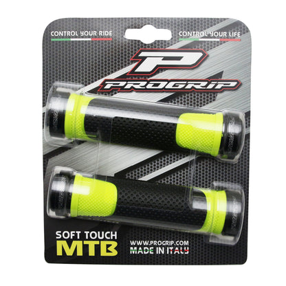 Progrip 997 Dual Density Lock-On MTB Grips Black Yellow