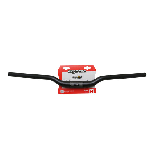 Cintre VTT demi relève Ergotec 5 xl alu noir diam 31,8mm l 680mm relève 30mm