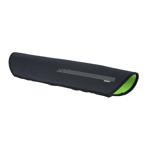 Housse protection de batterie intégrée Basil miles néoprène noir waterproof compatible VAE-e-bike l53 x l7 x h11 cm