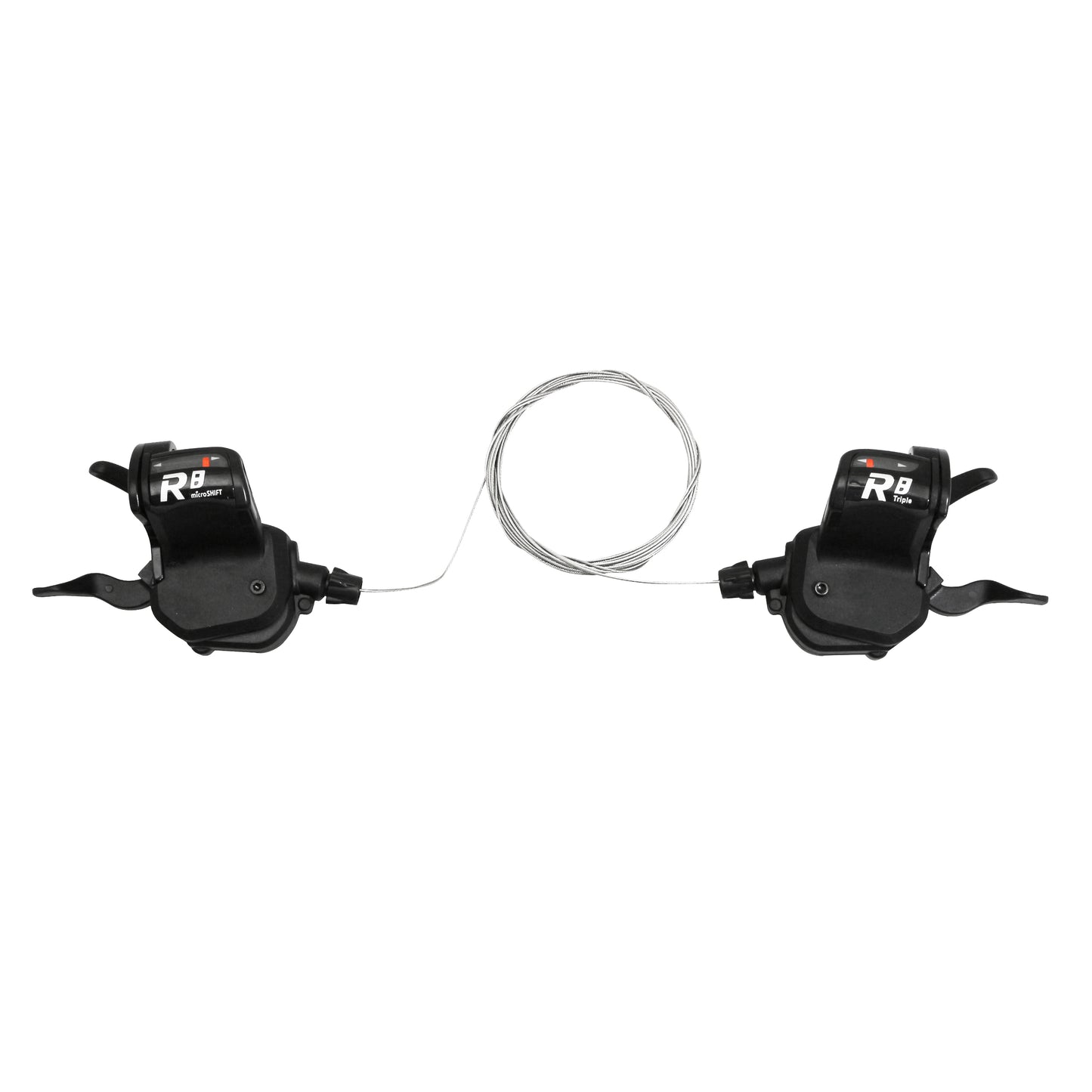 Manette route PCP cintre plat 8V push-pull (paire)
