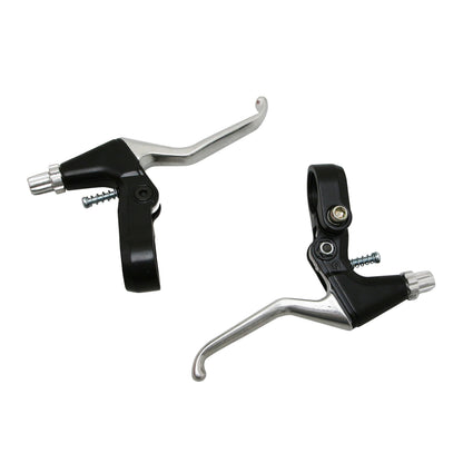 Levier frein VTT/VTC V-Brake Newton alu 3 doigts argent