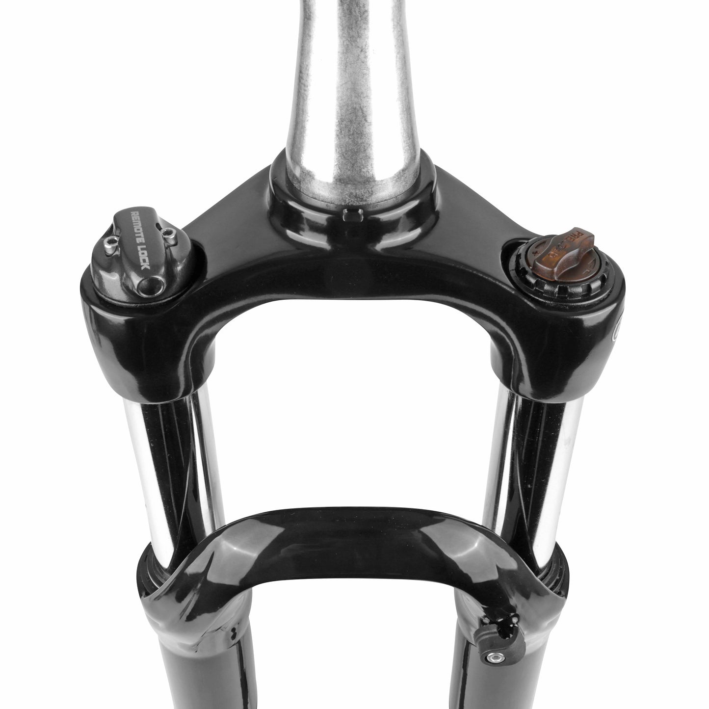 27.5" MTB Fork Zoom Vaxa 28 Black Adjustable/Lockout on Handlebar Travel 100mm Straight Steerer 295mm Tapered 1.5" - 1 1/8" - 28.6
