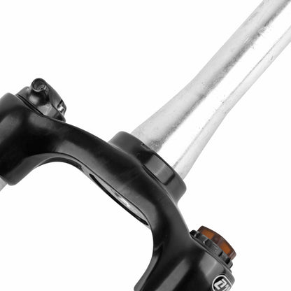 Fourche VTT 29 " Zoom vaxa 28 noir réglable-blocâble au guidon deb. 100mm pivot lisse 295mm conique 1"1-2 - 1''1-8-28,6