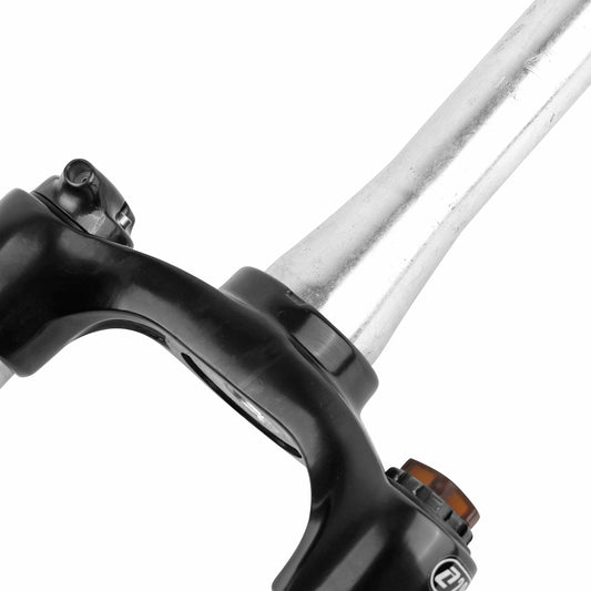 Fourche VTT 29 " Zoom vaxa 28 noir réglable-blocâble au guidon deb. 100mm pivot lisse 295mm conique 1"1-2 - 1''1-8-28,6
