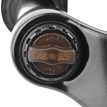 Fourche VTT 29 " Zoom vaxa 28 noir réglable-blocâble au guidon deb. 100mm pivot lisse 295mm conique 1"1-2 - 1''1-8-28,6