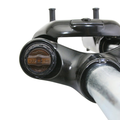 Fourche VTC 28 " 700x35 Zoom 730 alu ressort noir deb. 50mm pivot (240-75) fileté 1"-22.2