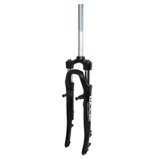 Fourche VTC 28 " 700x35 Zoom 730 alu ressort noir deb. 50mm pivot (240-75) fileté 1"1-8-25.4
