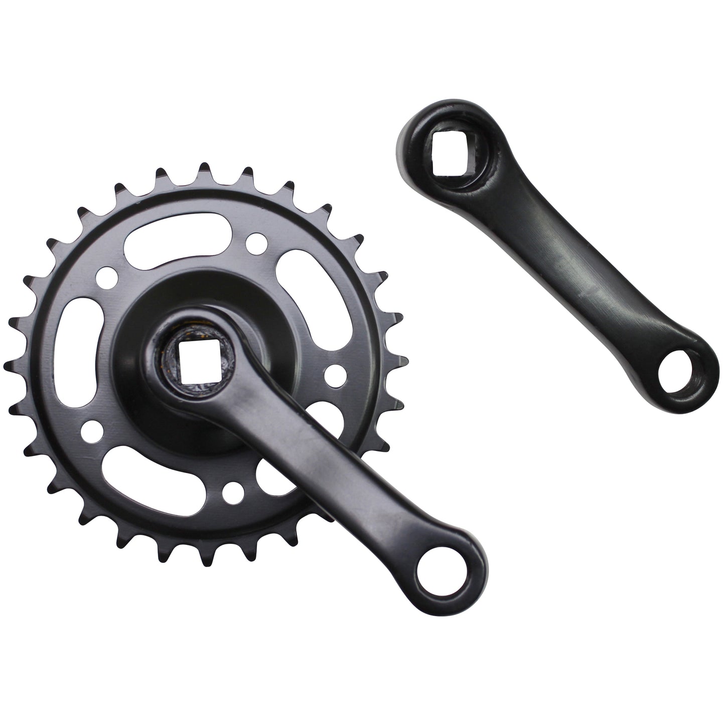 City crankset PCP steel 89 28-tooth chainring