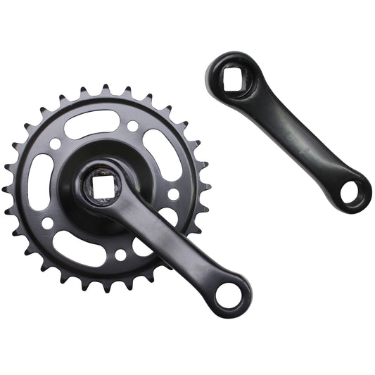 City crankset PCP steel 89 28-tooth chainring