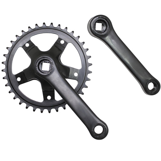 City crankset PCP steel 127 36-tooth chainring