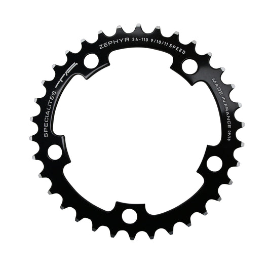 Plateau route TA Zephyr 5 bras D110 34D int Shimano 9-10V noir