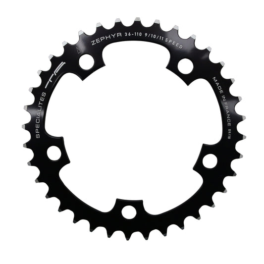 Plateau route TA Zephyr 5 bras D110 36D int Shimano 9-10V noir