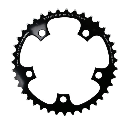 Plateau route TA Zephyr 5 bras D110 38D int Shimano 9-10V noir