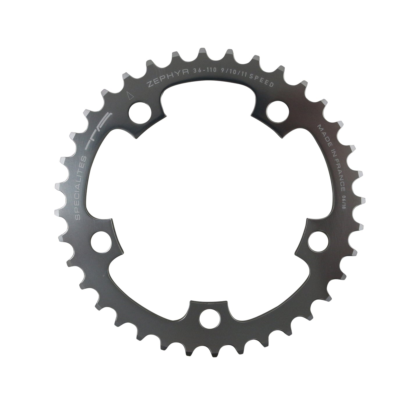 Road chainring TA Zephyr 5-arm BCD 110 36T inner Shimano 9-10S