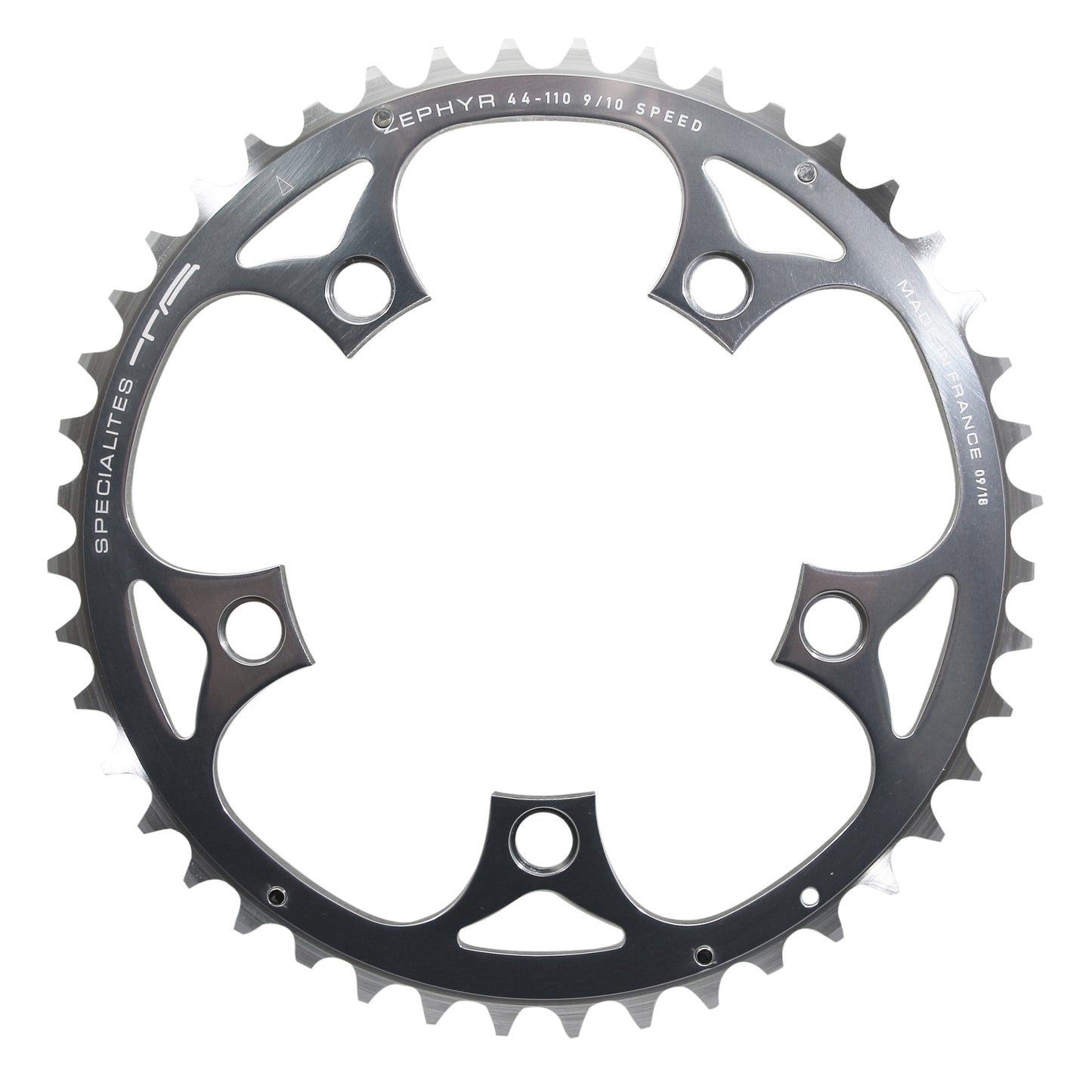 Plateau route TA Zephyr 5 bras D110 44D ext Shimano 9-10V