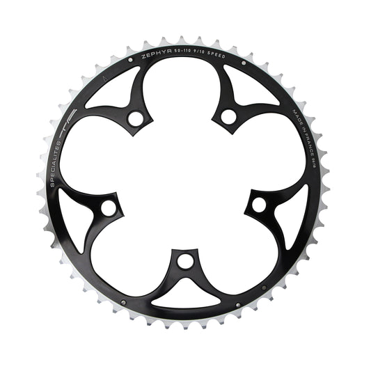 Plateau route TA Zephyr 5 bras D110 50D ext Shimano 9-10V noir