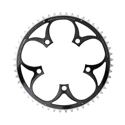 Plateau route TA Zephyr 5 bras D110 52D ext Shimano 9-10V noir
