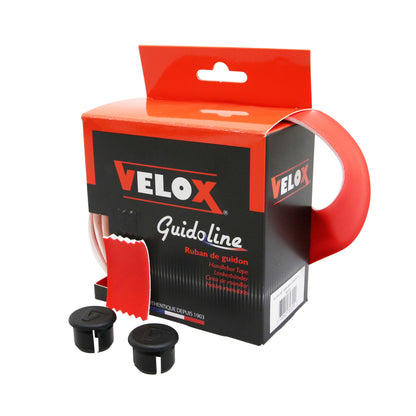 Ruban guidon VELOX High Grip confort 3.5mm rouge