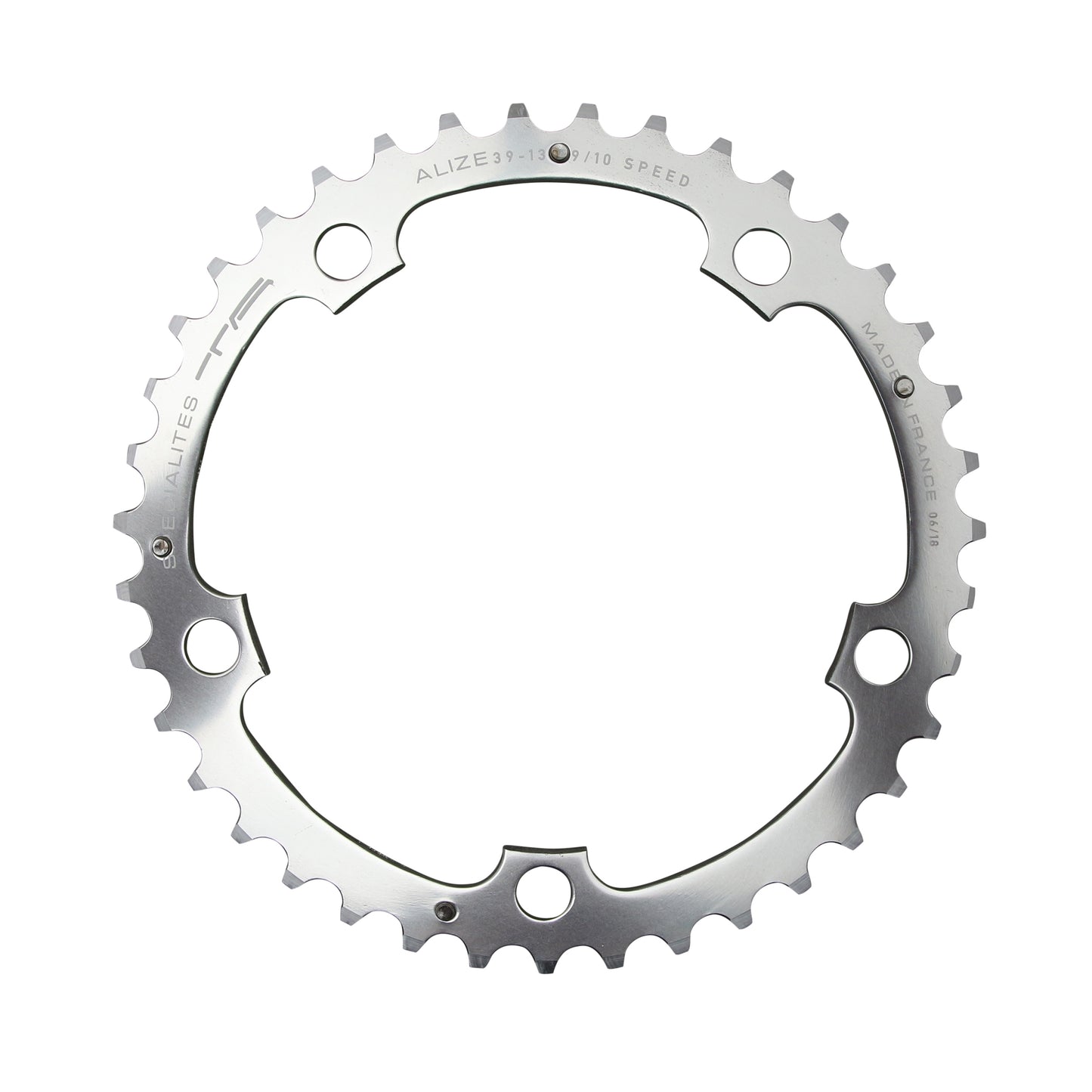 Plateau route TA Alize triple 5 bras D130 42D milieu argent 8-10V