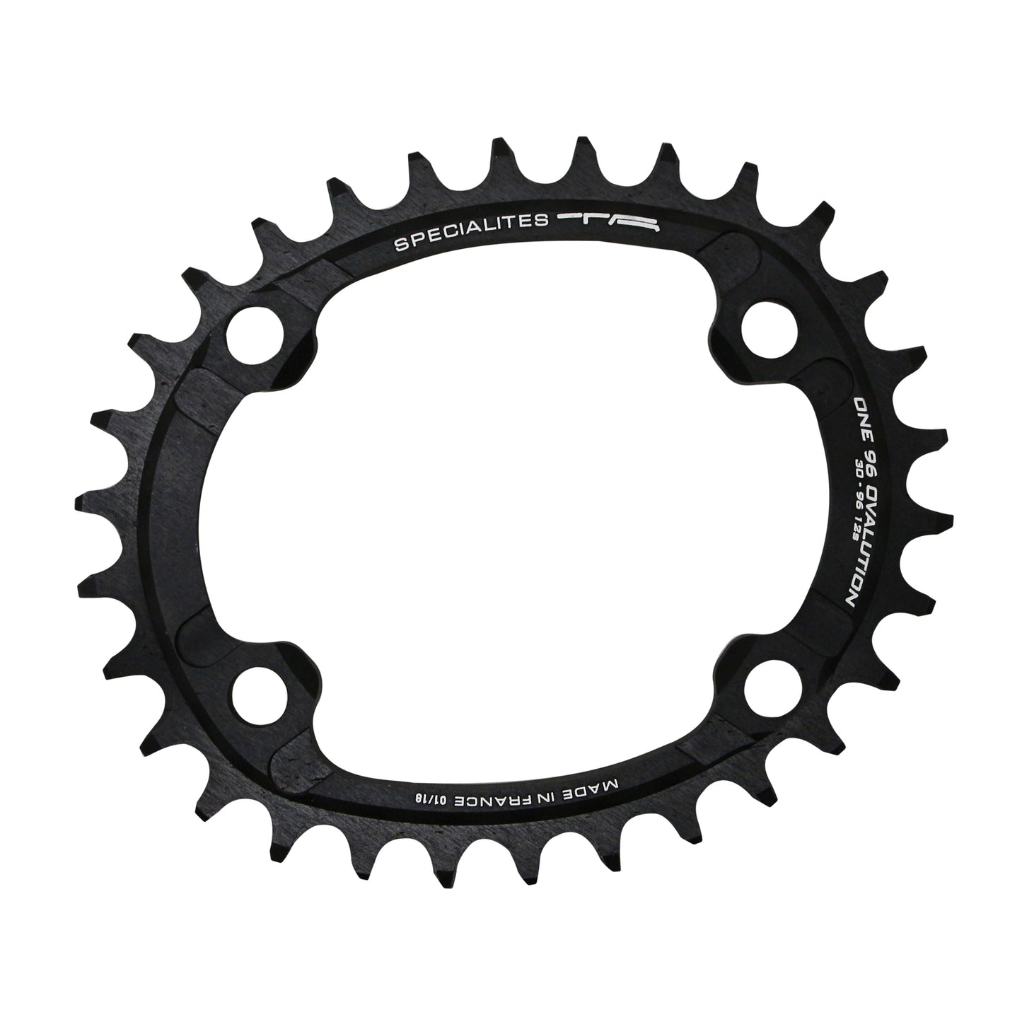 Plateau VTT TA One Oval 4 bras D96 pour Shimano SLX XT XTR 30D