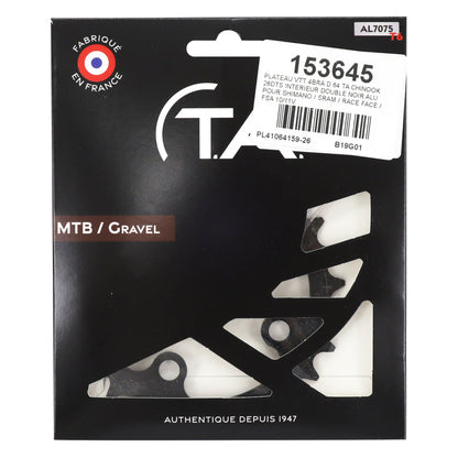 Plateau VTT TA Chinook 4 bras D64 26D int double 10-11V