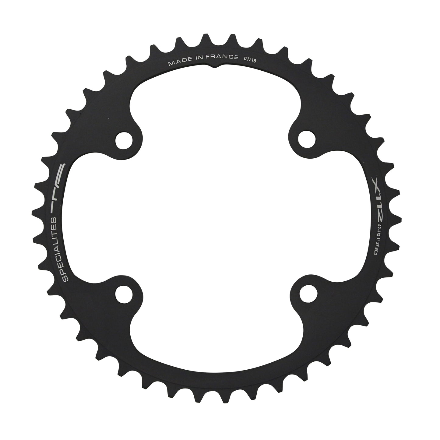 Plateau route TA 4 bras D112 pour Campagnolo Record Chorus 39D int 11V