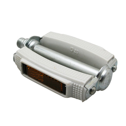 City pedal Marwi white steel resin 9/16