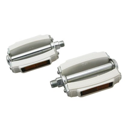 City pedal Marwi white steel resin 9/16