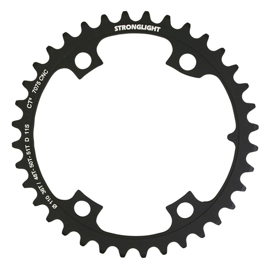 Plateau route Stronglight CT2 4 bras D110 pour Ultegra R8000 36D int 48-51