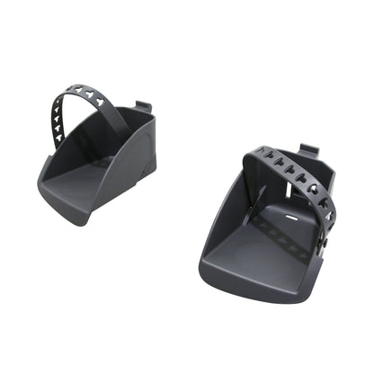 Footrests for Polisport Koolah rear child seat, grey