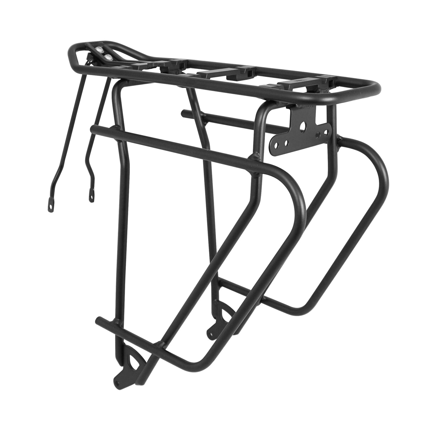 Porte-bagage arrière Newton alu noir réglable 26 MIK 25kg