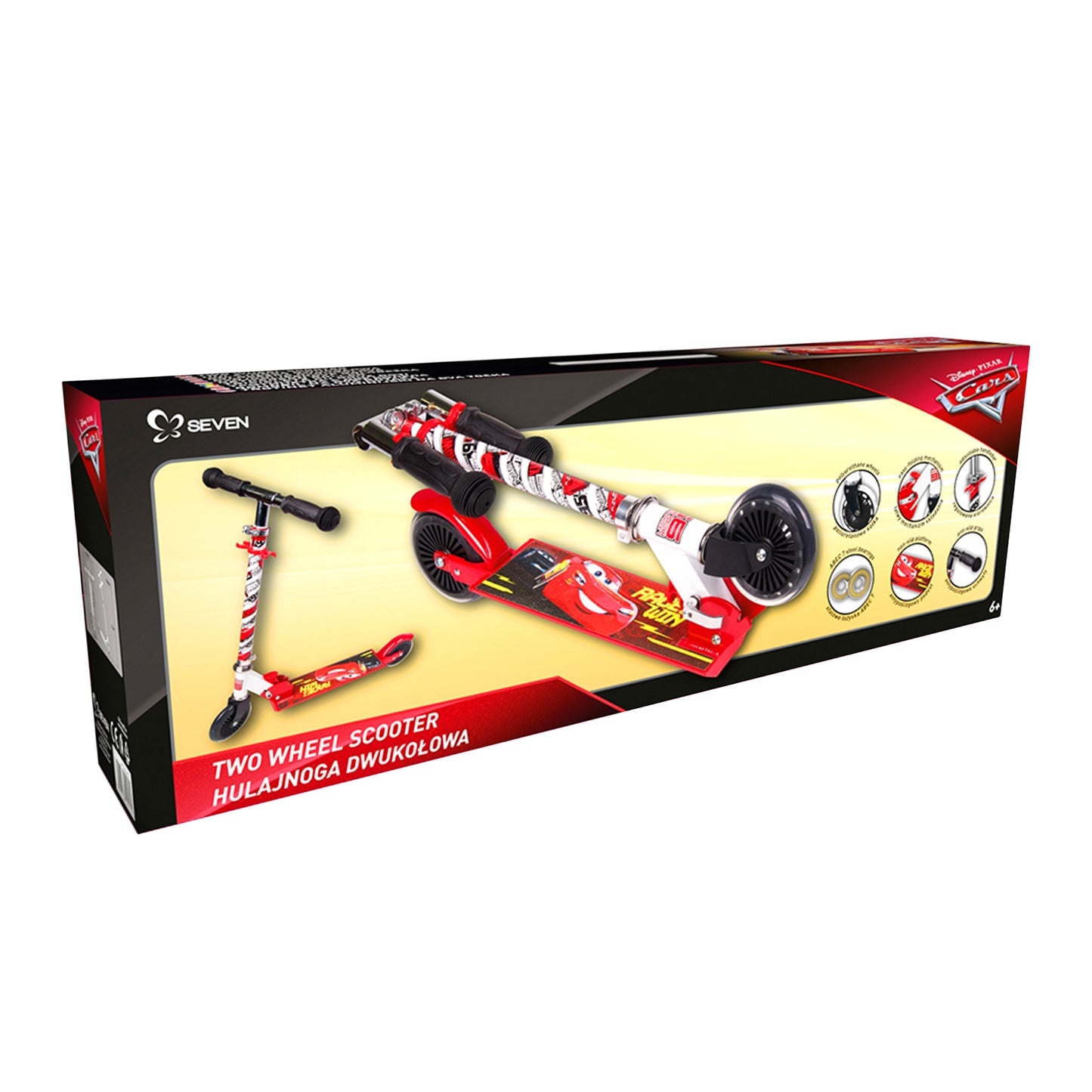 Trottinette enfant Disney Cars 2 roues