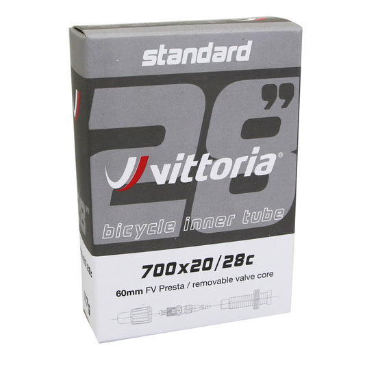 Vittoria 700 x 20-28 bike inner tube 60mm Presta valve (removable core)