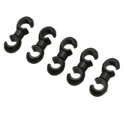 Fibrax Black Brake/Derailleur Cable Guide (Pack of 5)