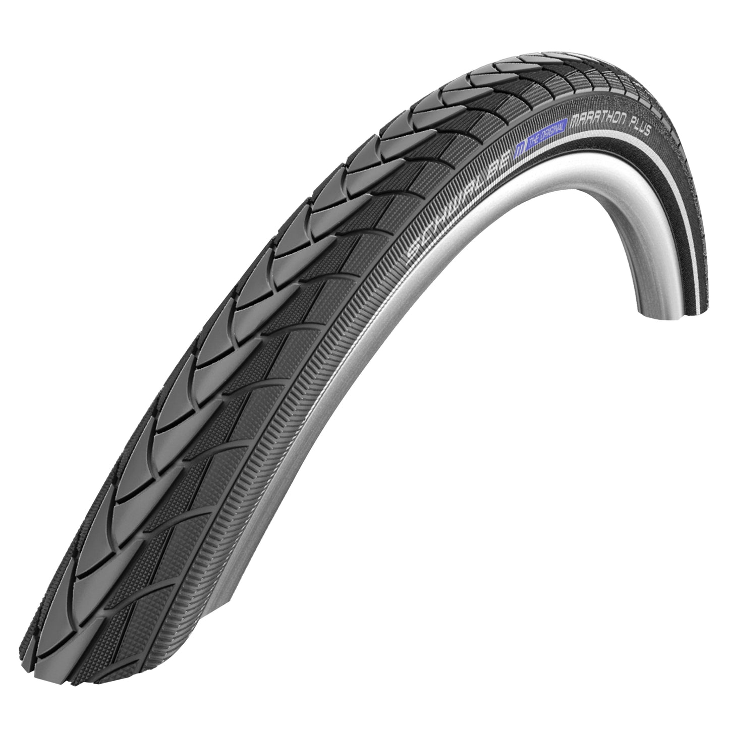 Pneu Route 700 X 25 Schwalbe Marathon plus Noir TR (25-622) Renfort flanc Reflex Compatible VAE