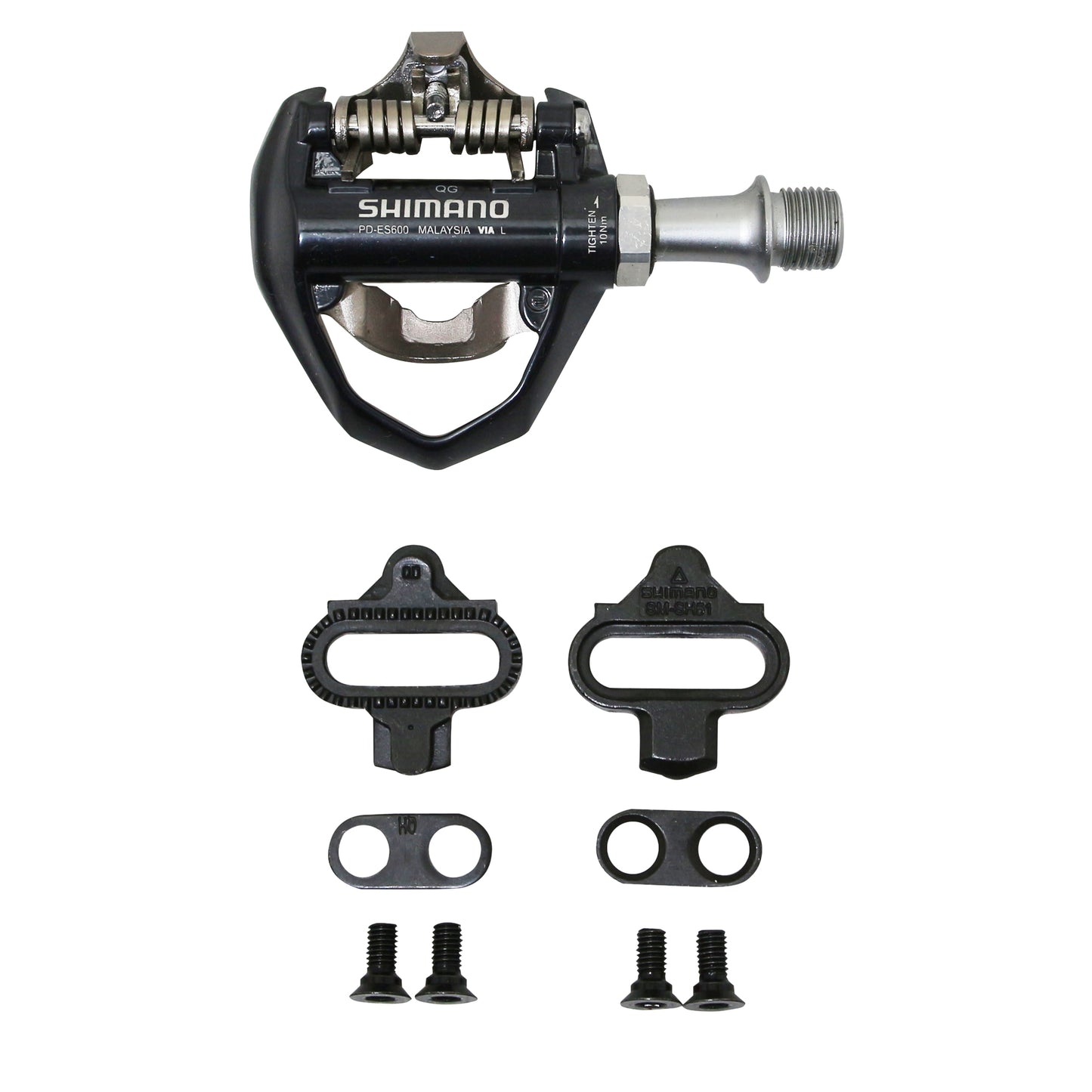 Pédale route automatique Shimano PD600 SPD cyclo noir