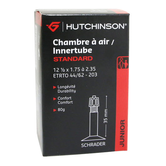 Chambre à air vélo 12 1-2 x 1.75 Hutchinson valve standard 35mm 80g