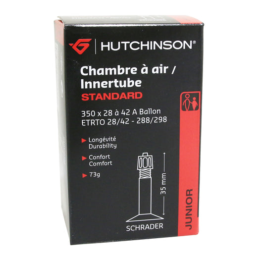 Chambre à air vélo 350 x 28-42a Hutchinson valve standard 35mm 73g