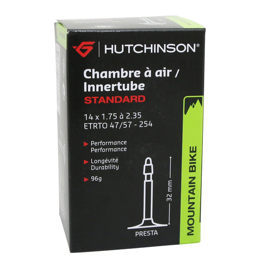 Chambre à air vélo 14 x 1.75 Hutchinson valve presta 32mm 80g