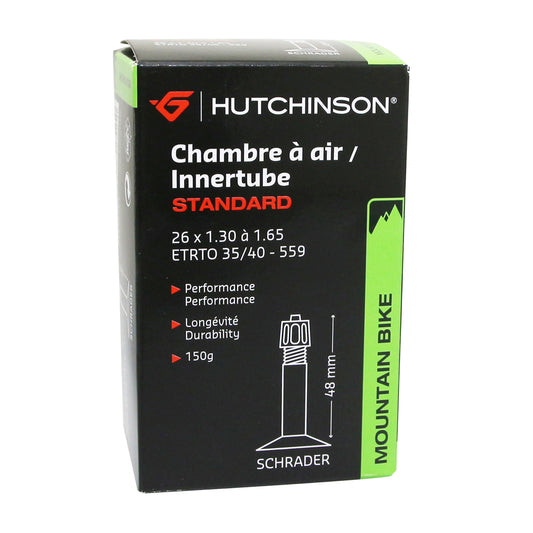 Chambre à air vélo 26 x 1.30-1.65 Hutchinson valve standard 48mm 150g