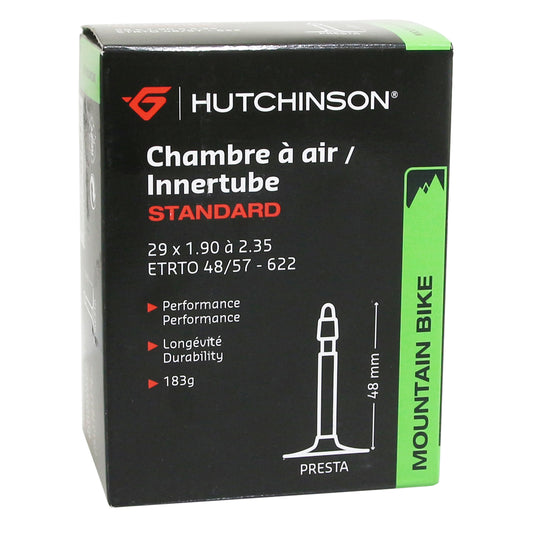 Chambre à air vélo 29 x 1.90-2.35 Hutchinson valve presta 48mm 183g