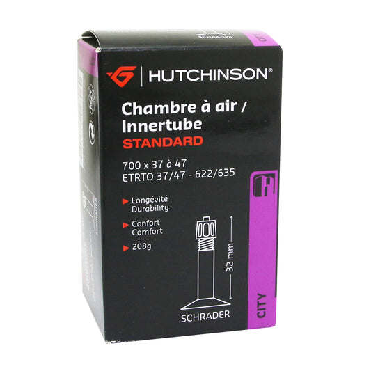 Chambre à air vélo 700 x 37-50 Hutchinson valve standard 32mm 208g