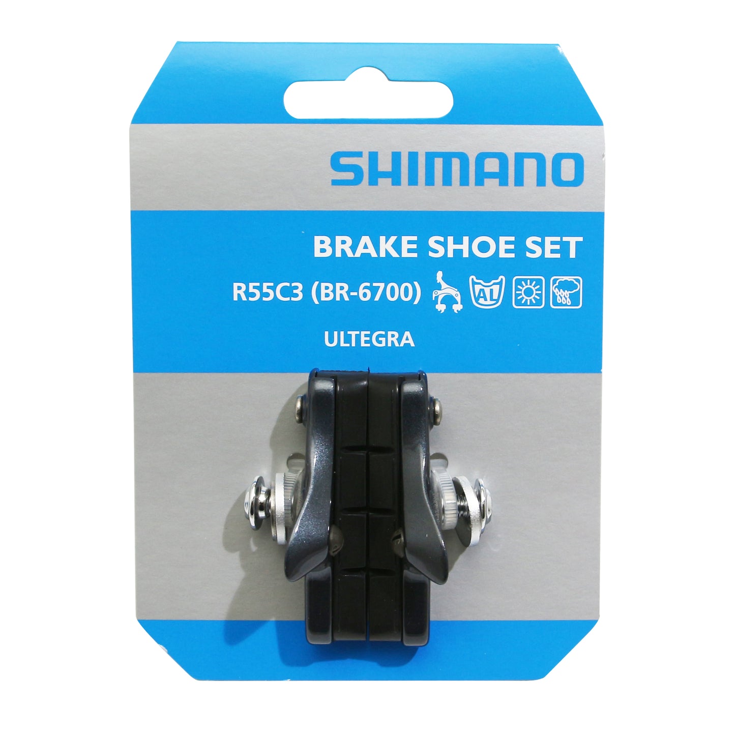 Porte-patins frein route Shimano Ultegra gris