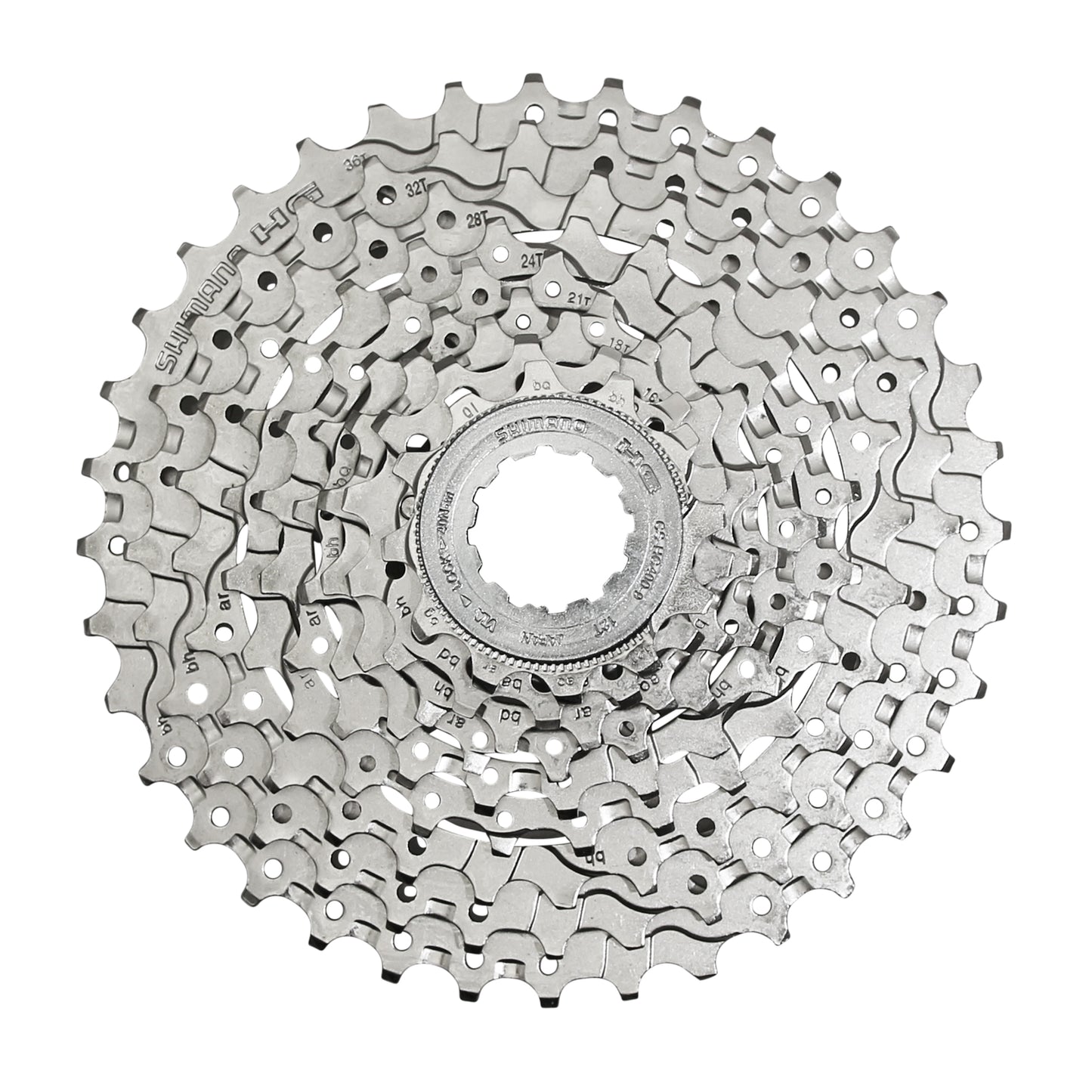 9-speed cassette. Shimano Deore-Alivio HG400 12-36 (12-13-15-17-20-23-26-30-36)