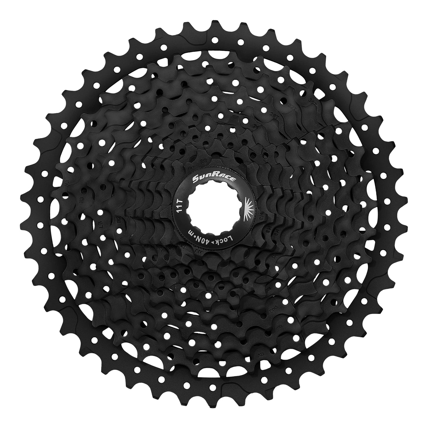 Cassette 11v. Sunrace rs3 11-32 route pour Shimano noir (11-12-13-14-15-17-19-21-24-28-32)